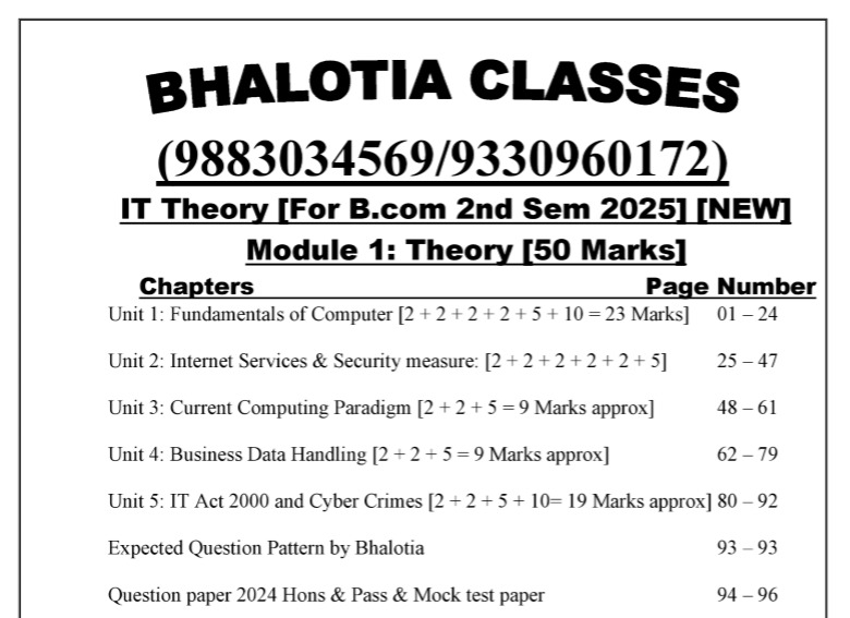 Bhalotia Classes